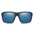 Okulary polaryzacyjne Smith Backcast ChromaPop Glass – Matte Black / Polarized Blue Mirror, ujęcie 2