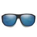 Okulary polaryzacyjne Smith Outrigger ChromaPop Glass – Matte Black / Polarized Blue Mirror, ujęcie 2
