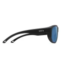 Okulary polaryzacyjne Smith Outrigger ChromaPop Glass – Matte Black / Polarized Blue Mirror, ujęcie 3