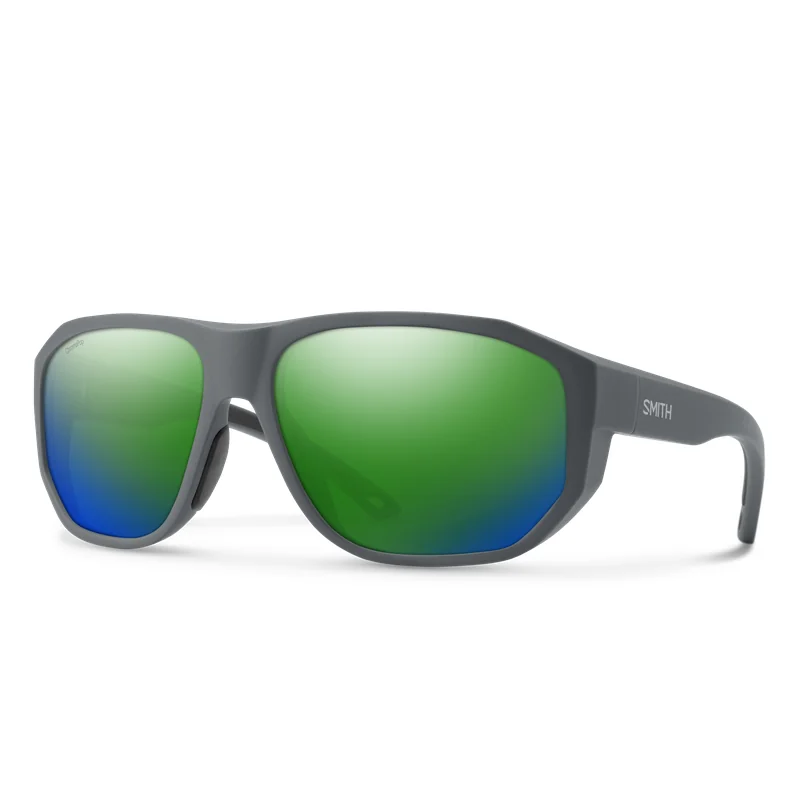Okulary polaryzacyjne Smith Outrigger ChromaPop – Matte Slate / Polarized Green Mirror