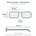 Okulary polaryzacyjne Smith Hookset ChromaPop Glass (soczewki szklane) – wymiary oprawki