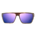 Okulary polaryzacyjne Bajio Zapata (soczewki z tworzywa) – Brown Grass Matte / Violet Mirror