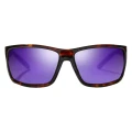 Okulary polaryzacyjne Bajio Bales Beach (soczewki z tworzywa) – Brown Tortoise Gloss / Violet Mirror