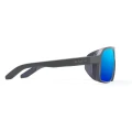 Okulary polaryzacyjne Bajio Cocho (soczewki szklane) – Graphite Black Matte / Blue Mirror, ujęcie 3