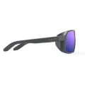 Okulary polaryzacyjne Bajio Cocho (soczewki szklane) – Graphite Black Matte / Violet Mirror, ujęcie 3