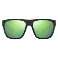 Okulary polaryzacyjne Bajio Las Rocas (soczewki szklane) – Black Matte / Green Mirror