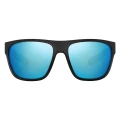 Okulary polaryzacyjne Bajio Las Rocas (soczewki z tworzywa) – Black Matte / Blue Mirror