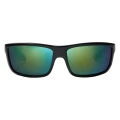 Okulary polaryzacyjne Bajio Nippers (soczewki szklane) – Black Matte / Green Mirror