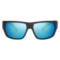 Okulary polaryzacyjne Bajio Piedra (soczewki szklane) – Black Matte / Blue Mirror