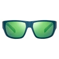 Okulary polaryzacyjne Bajio Piedra (soczewki szklane) – Blue Vin Matte / Green Mirror