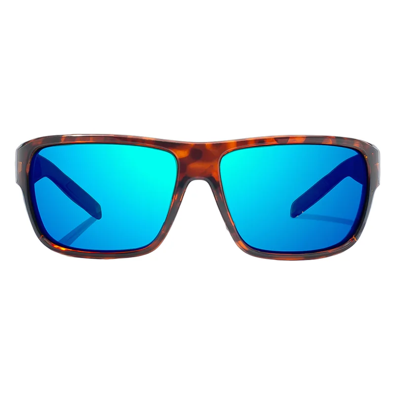 Okulary polaryzacyjne Bajio Rigolets (soczewki szklane) – Brown Tortoise Gloss / Blue Mirror