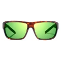 Okulary polaryzacyjne Bajio Rigolets (soczewki z tworzywa) – Brown Tortoise Gloss / Green Mirror