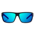 Okulary polaryzacyjne Bajio Rigolets (soczewki z tworzywa) – Black Matte / Blue Mirror