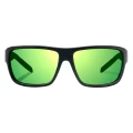 Okulary polaryzacyjne Bajio Rigolets (soczewki z tworzywa) – Black Matte / Green Mirror