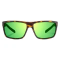 Okulary polaryzacyjne Bajio Sigs (soczewki szklane) – Brown Tortoise Gloss / Green Mirror