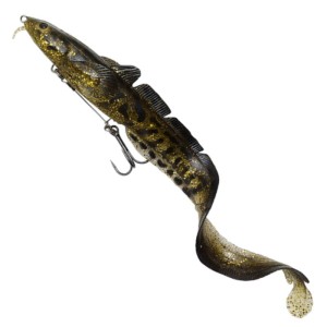 Savage Gear 3D Burbot Shallow Gold Burbot 25cm