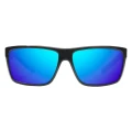 Okulary polaryzacyjne Bajio Sigs (soczewki z tworzywa) – Black Gloss / Blue Mirror