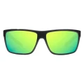 Okulary polaryzacyjne Bajio Sigs (soczewki z tworzywa) – Black Gloss / Green Mirror