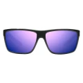 Okulary polaryzacyjne Bajio Sigs (soczewki z tworzywa) – Black Gloss / Violet Mirror