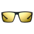 Okulary polaryzacyjne Bajio Stiltsville (soczewki szklane) – Black Matte / Yellow Mirror
