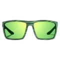 Okulary polaryzacyjne Bajio Stiltsville (soczewki z tworzywa) – Green Grass Matte / Green Mirror