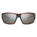 Okulary polaryzacyjne Bajio Vega (soczewki z tworzywa) – Brown Tortoise Matte / Silver Mirror