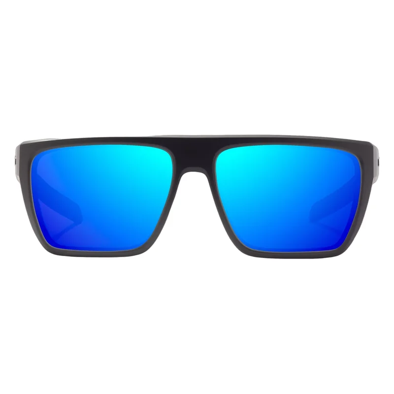Okulary polaryzacyjne Bajio Zapata (soczewki szklane) – Black Matte / Blue Mirror