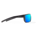 Okulary polaryzacyjne Bajio Zapata (soczewki szklane) – Black Matte / Blue Mirror, ujęcie 3