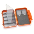 Pudełko na muchy tubowe C&F Design z przegródkami – Medium – 2 rzędy, 5 przegródek / Burnt Orange