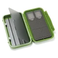 Pudełko na muchy tubowe C&F Design z przegródkami – Large – 3 rzędy, 4 przegródki / Olive