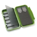 Pudełko na muchy tubowe C&F Design z przegródkami – Large – 3 rzędy, 6 przegródek / Olive