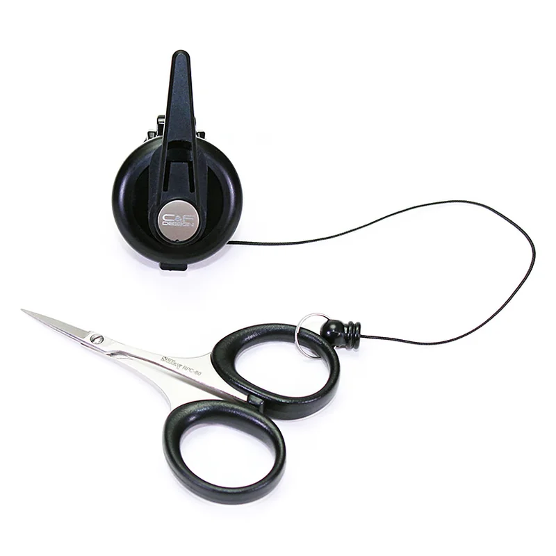 Zwijacz z nożyczkami C&F Design Flex Pin-On Reel/Scissors