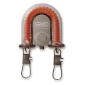 Podwójny zwijacz C&F Design 2-in-1 Retractor z magnesem – Orange