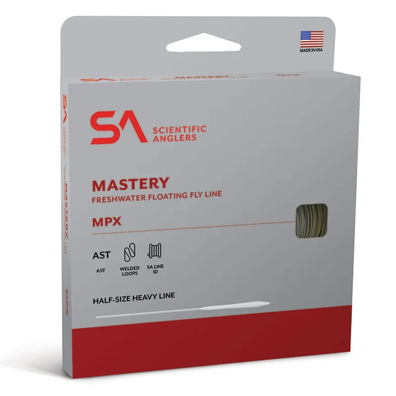 Linka muchowa pływająca Scientific Anglers Mastery MPX – Buckskin/Optic Green