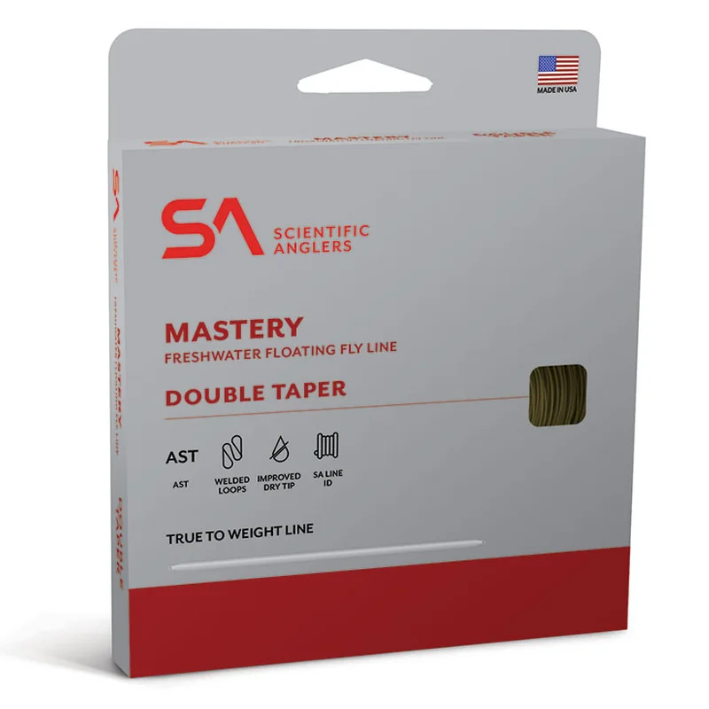 Linka muchowa pływająca Scientific Anglers Mastery Double Taper – Dark Willow