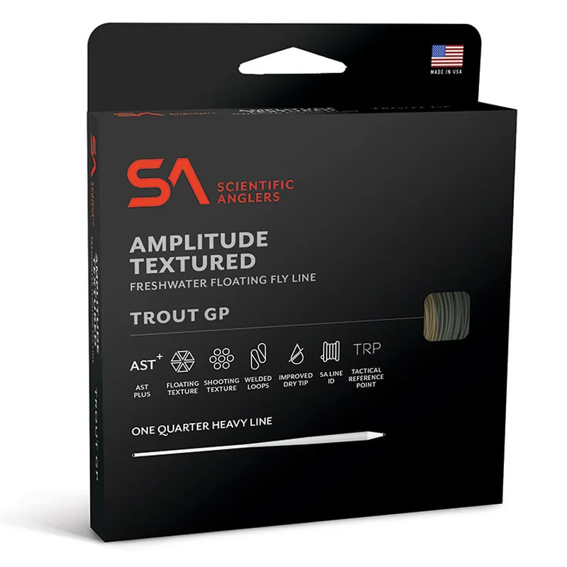 Linka muchowa pływająca Scientific Anglers Amplitude Textured Trout GP – Butter/Sage/Willow