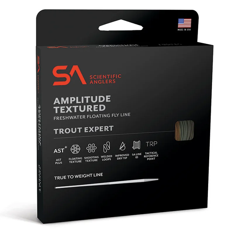 Linka muchowa pływająca Scientific Anglers Amplitude Textured Trout Expert – Leather/Sage Green/Buckskin