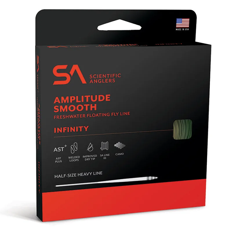 Linka muchowa pływająca Scientific Anglers Amplitude Smooth Infinity – Camo