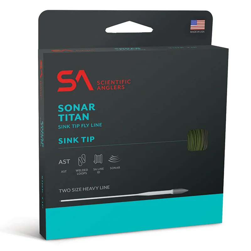Linka muchowa sink tip Scientific Anglers Sonar Titan Sink Tip 6 – Willow/Moss/Black