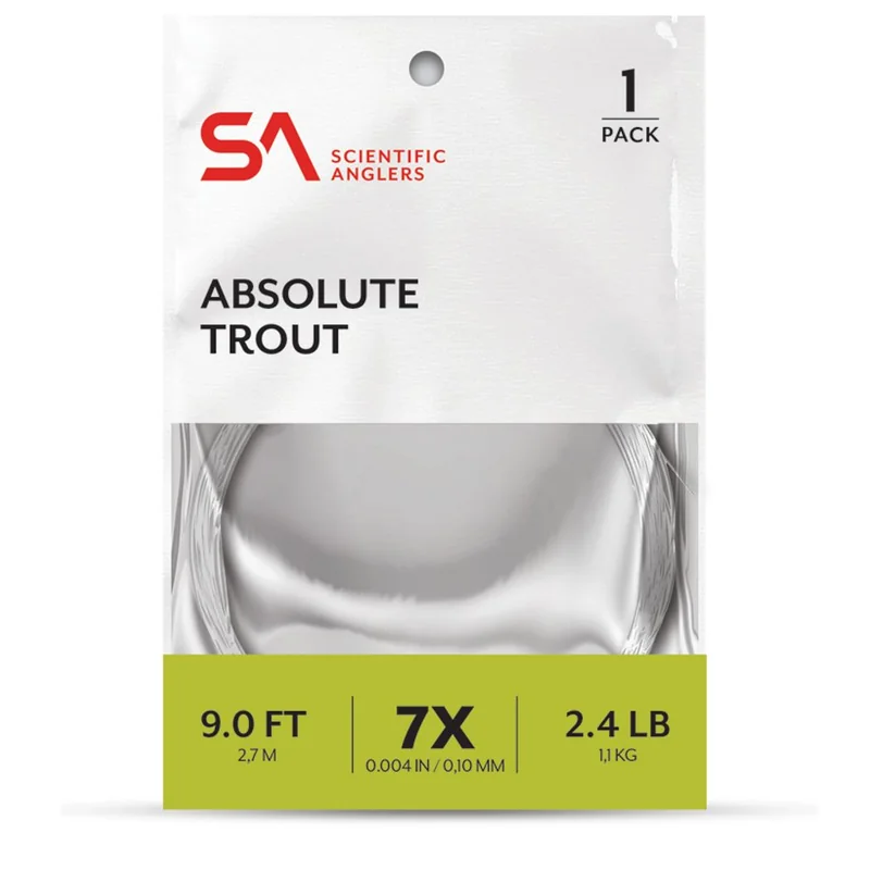 Przypon koniczny Scientific Anglers Absolute Trout 9 ft – Clear