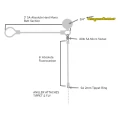 Przypon do nimfy ze wskaźnikiem Scientific Anglers Absolute Right Angle – Clear, ujęcie 2