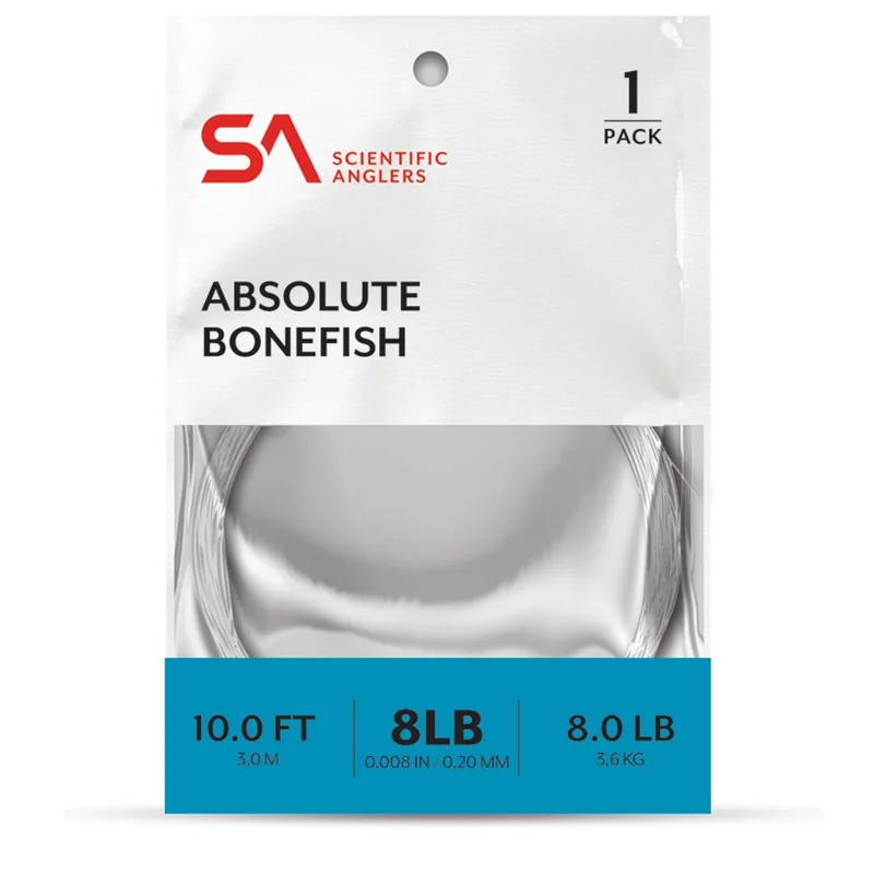Przypon koniczny morski Scientific Anglers Absolute Bonefish 3 m – Clear