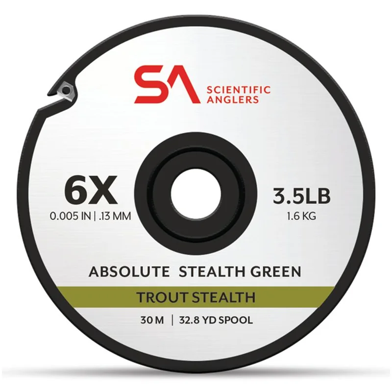 Żyłka przyponowa Scientific Anglers Absolute Trout Stealth 30 m – Green
