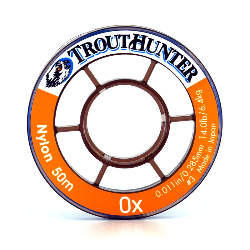Żyłka przyponowa TroutHunter Nylon Tippet – 0X · 0,285 mm
