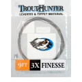 Przypon koniczny TroutHunter Finesse Leader – 9 ft · 3X · 0,205 mm