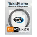 Przypon koniczny TroutHunter Finesse Leader – 12 ft · 0X · 0,285 mm
