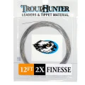 Przypon koniczny TroutHunter Finesse Leader – 12 ft · 2X · 0,235 mm