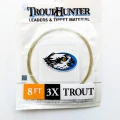Przypon koniczny TroutHunter Nylon Leader – 8 ft · 3X · 0,205 mm