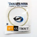 Przypon koniczny TroutHunter Nylon Leader – 8 ft · 6X · 0,128 mm