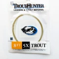 Przypon koniczny TroutHunter Nylon Leader – 8 ft z pętlą · 5X · 0,148 mm